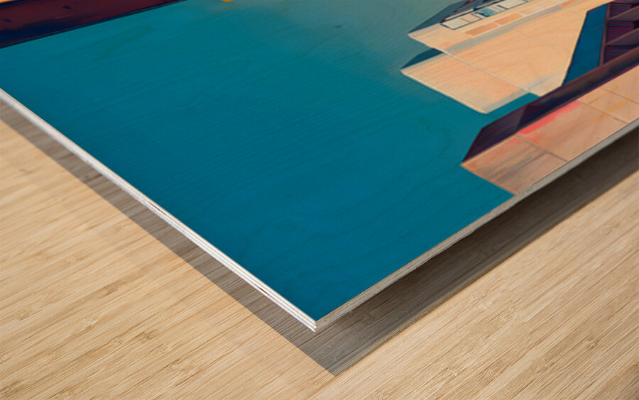 7th Street Wood print