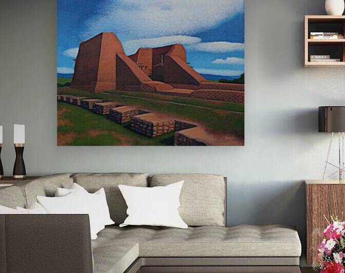 Pecos Mission Church by Gayle Faucette Wisbon