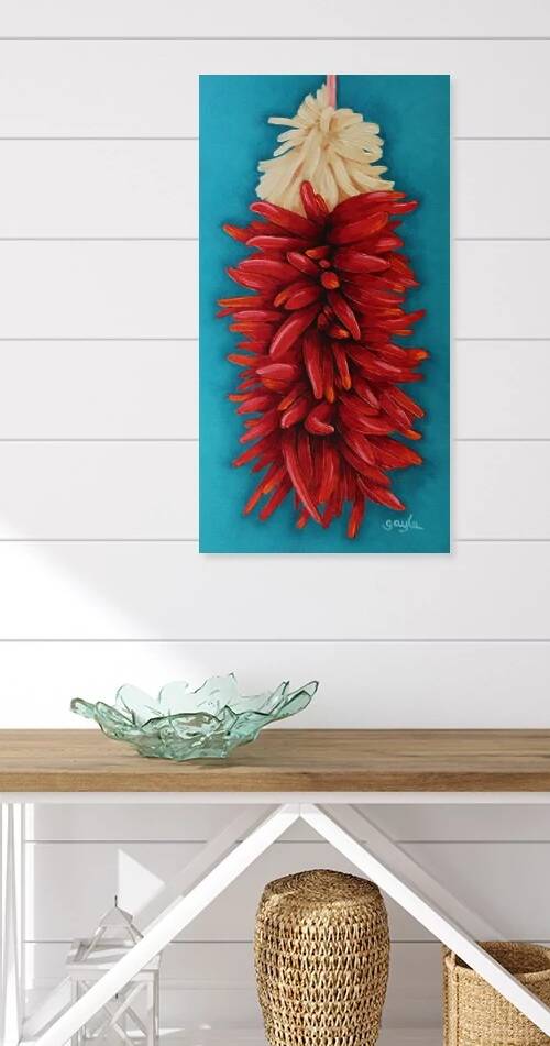Chile Pequin Ristra by Gayle Faucette Wisbon