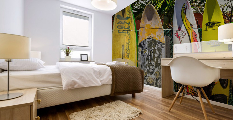 Hawaii Fence Mural print