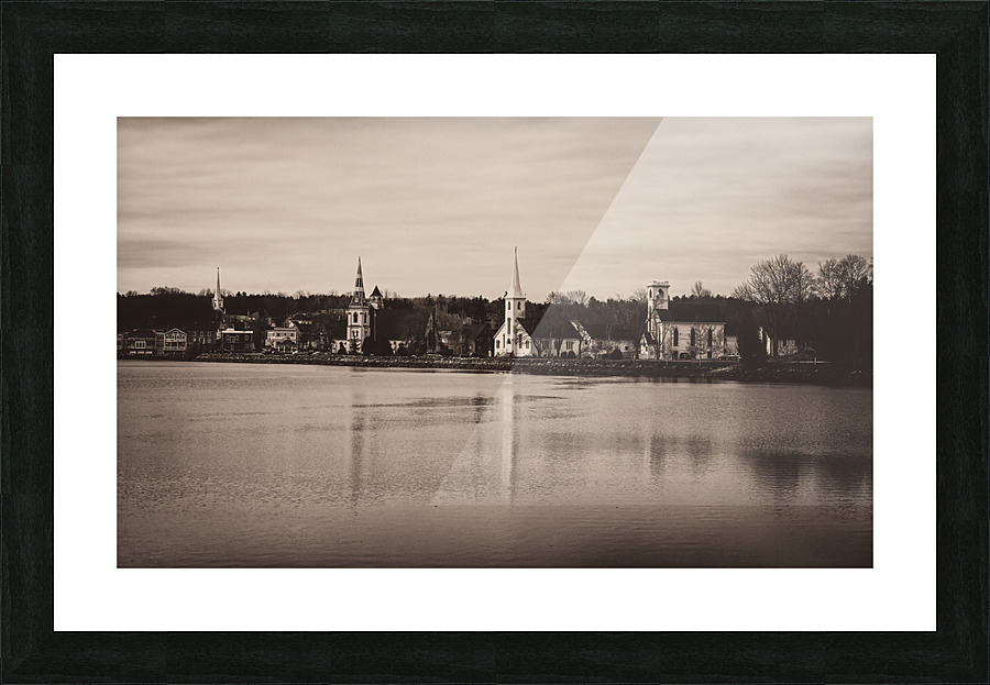 Mahone Bay  Nova Scotia Picture Frame print
