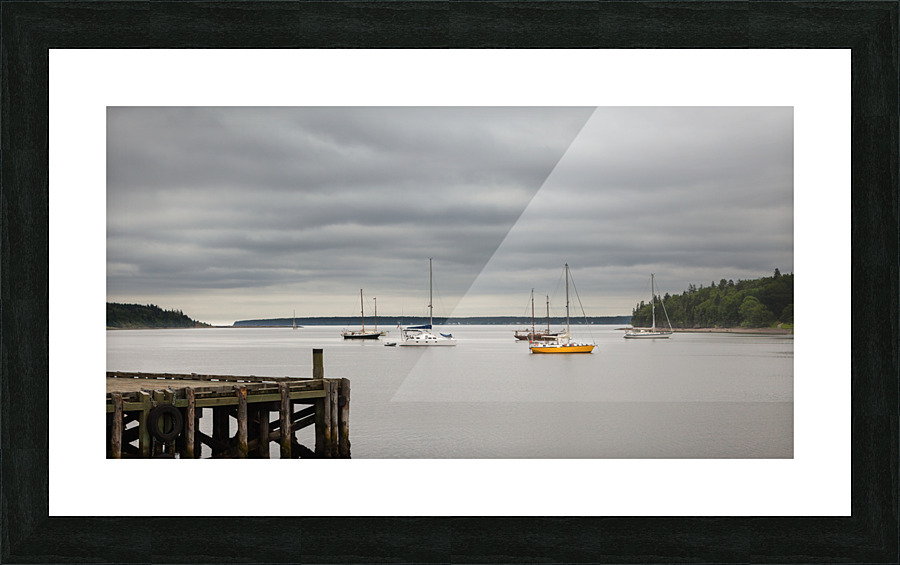 The Harbour Picture Frame print