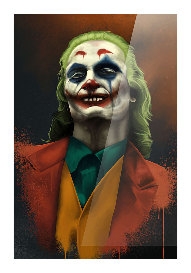 Joker Picture Frame print