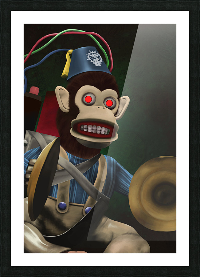 Monkey Bomb Picture Frame print