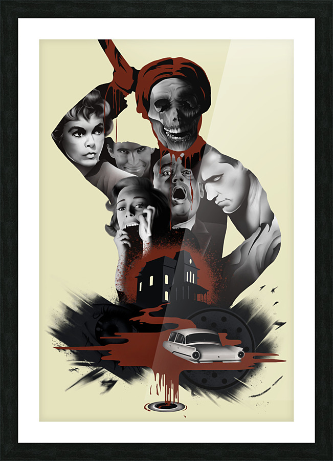 Psycho Picture Frame print