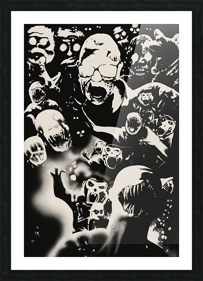 Zombies Picture Frame print
