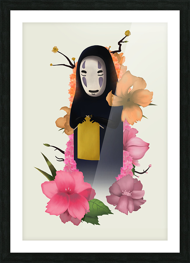No Face Picture Frame print