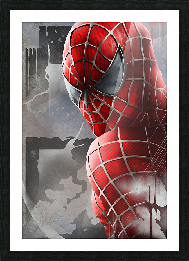 Spiderman Picture Frame print