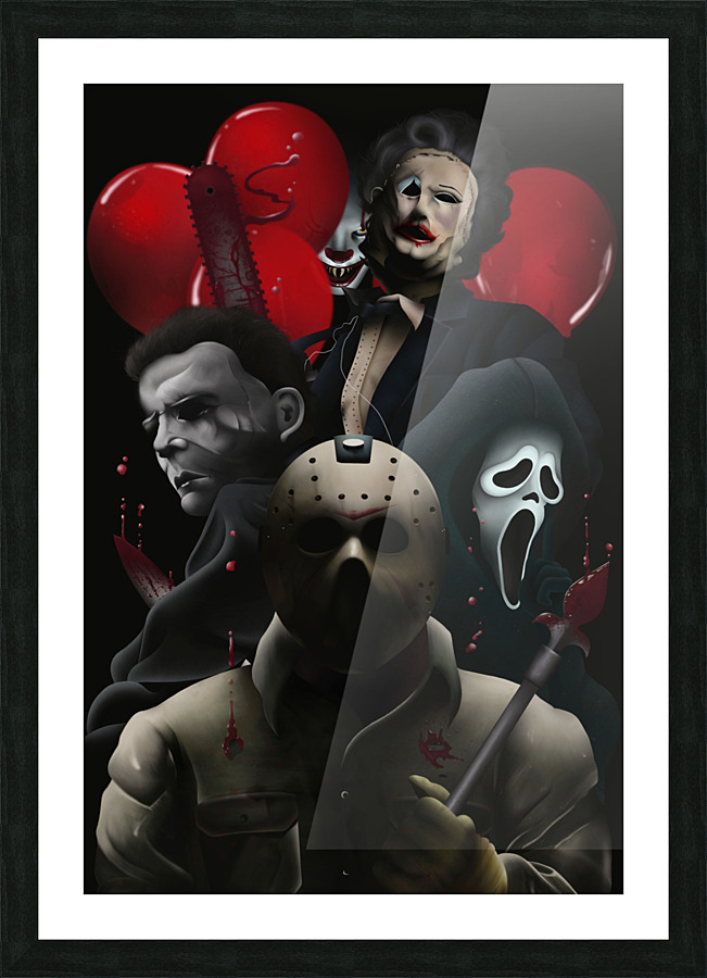 Serial Killers Picture Frame print