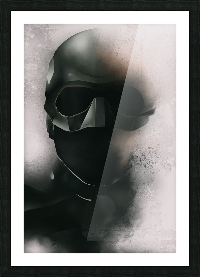 Black Noir Picture Frame print