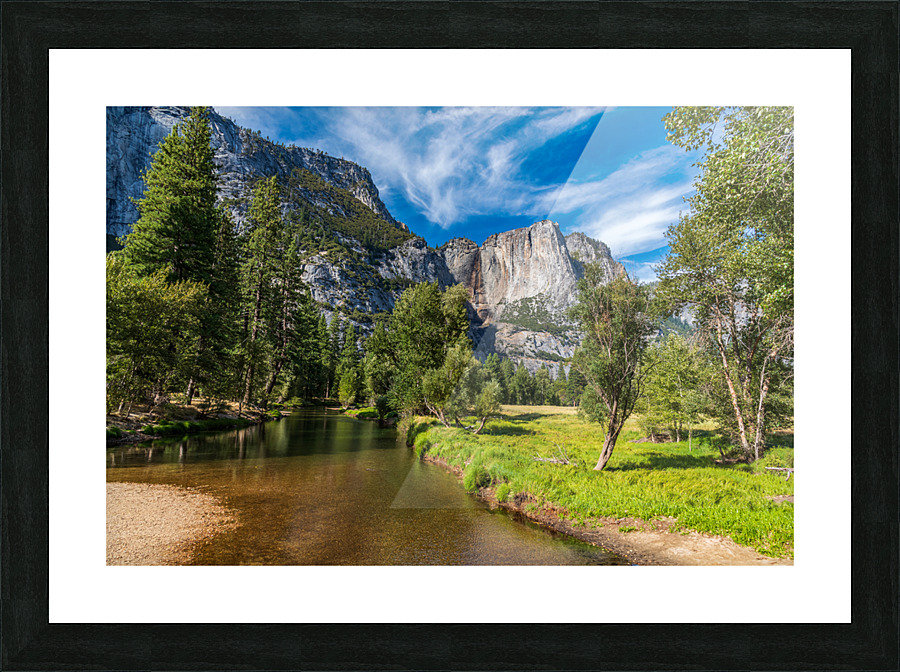 Yosemite Valley View Picture Frame print
