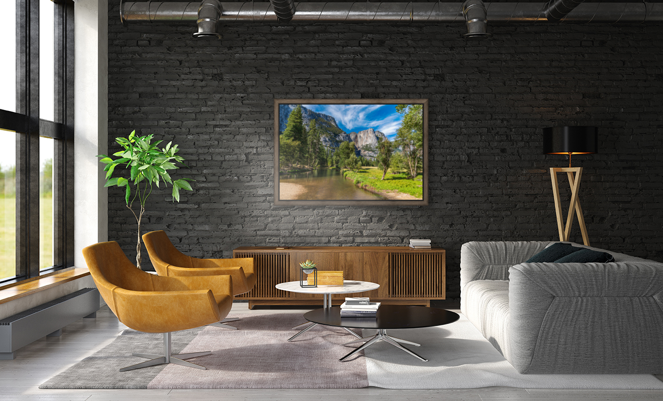 Yosemite Valley View Reproduction