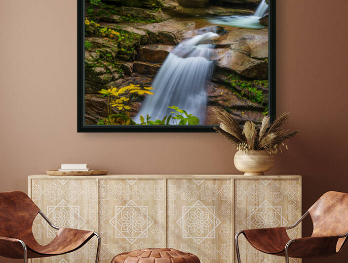 Sabbaday Falls by David C  Hintz