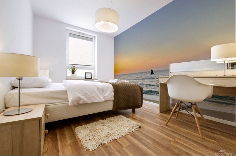 Seaside Flight Mural print