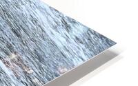 Black Sand : White Wave HD Metal print