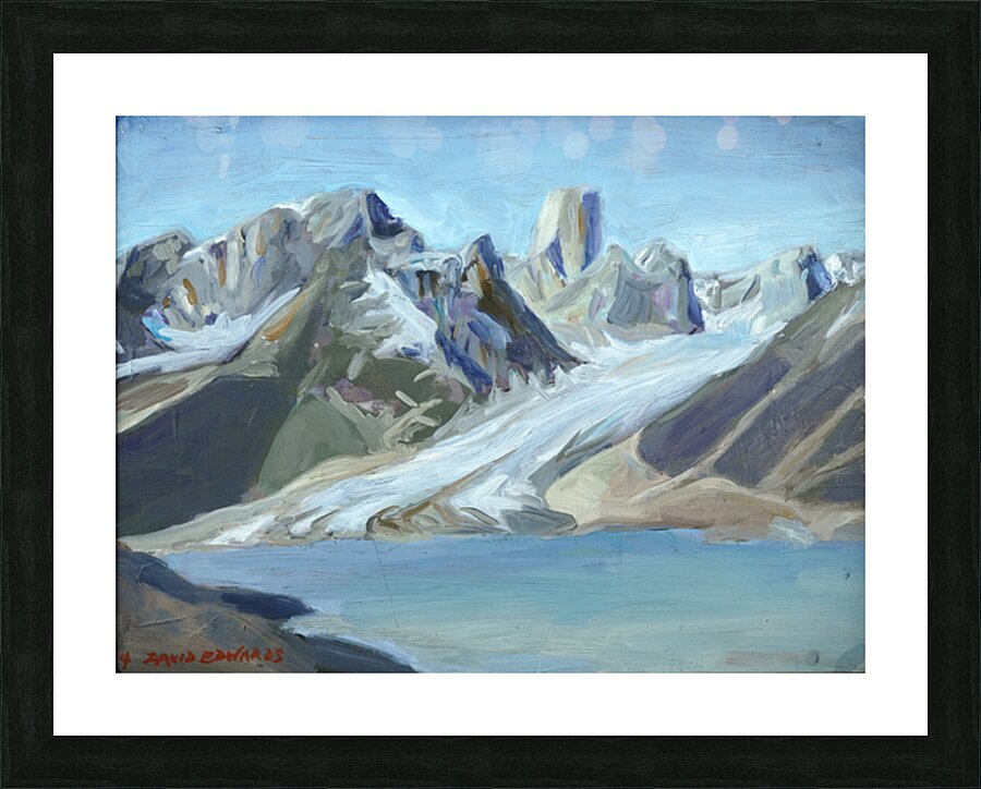 Mount Asgard Nunavut Picture Frame print