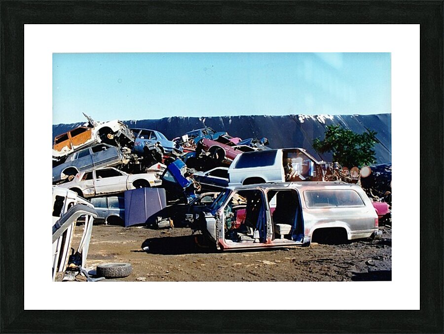 Junkyard 01 Picture Frame print