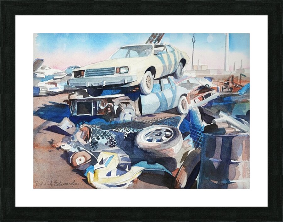 Built to Rust  2 Picture Frame print