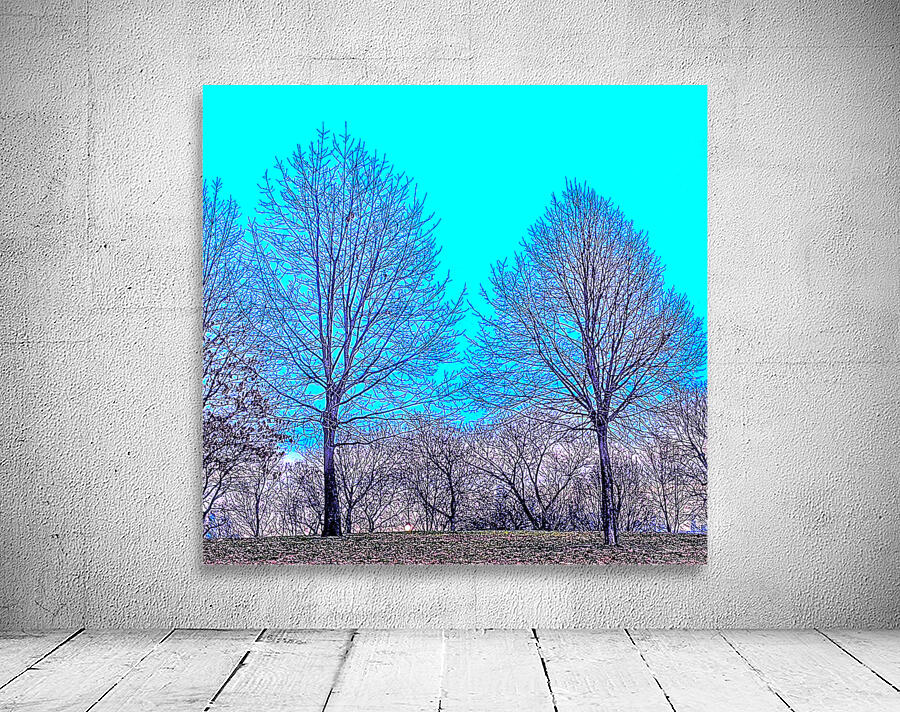 Crystal Trees Wall Preview