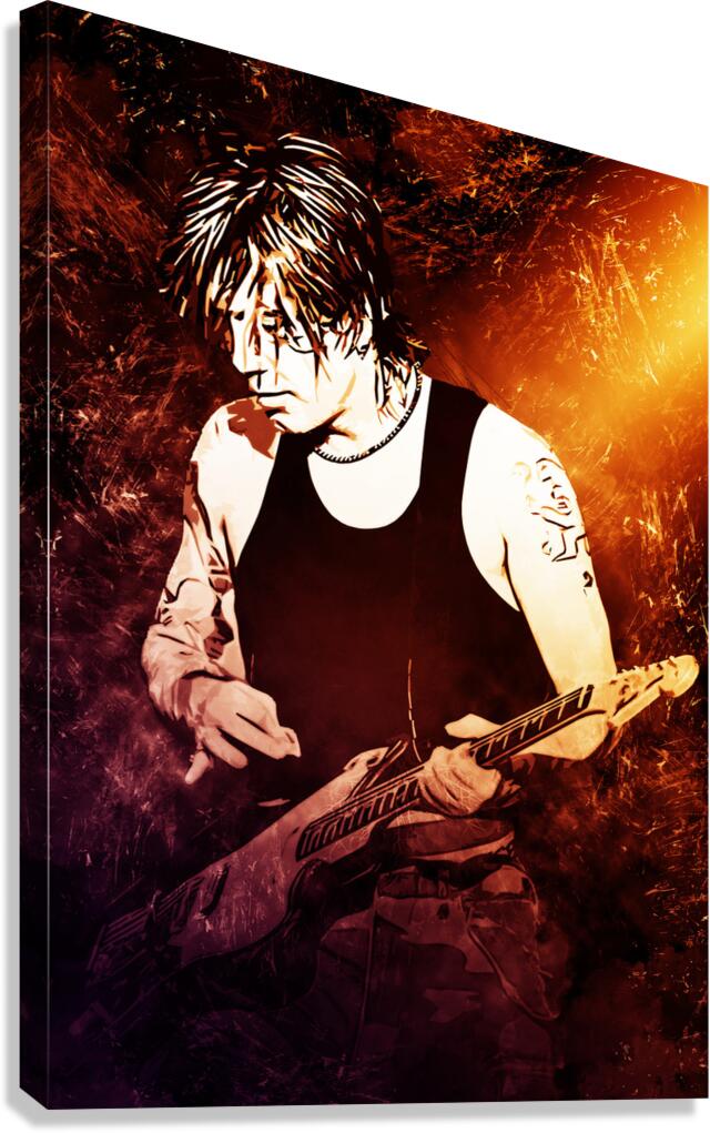 John Rzeznik Art Canvas Print