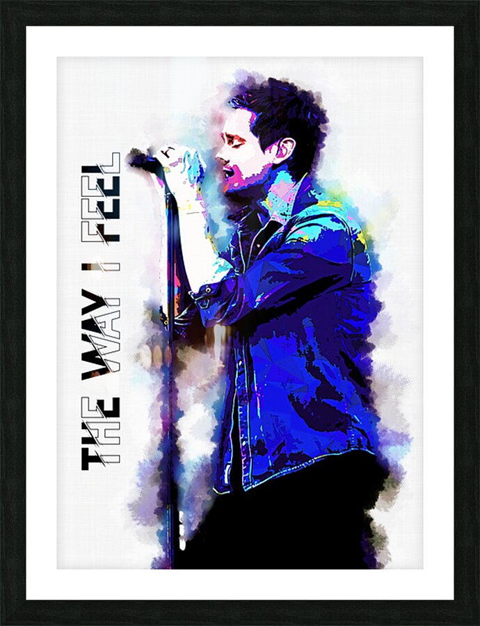 The Way I Feel Picture Frame print