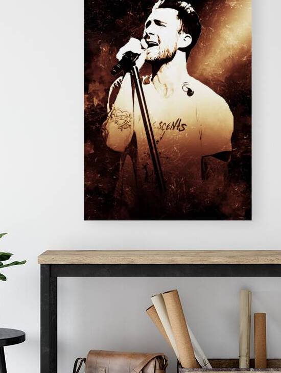 Adam Levine Grungeart Reproduction
