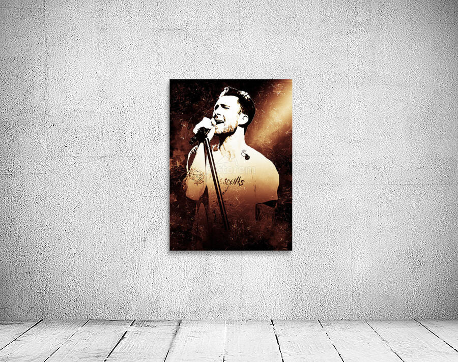 Adam Levine Grungeart Wall Preview