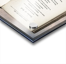 Old cookery book Acrylic print