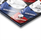 Multi-Coloured Telephone Boxes Acrylic print