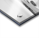 Rock pools on a sandy beach Acrylic print