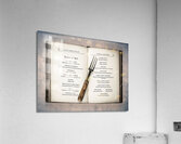 Old cookery book Acrylic Print