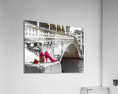 High heels on Rialto Bridge Acrylic Print