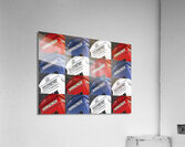 Multi-Coloured Telephone Boxes Acrylic Print
