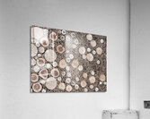 Circular Wood Array Acrylic Print