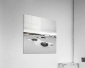 Rock pools on a sandy beach Acrylic Print
