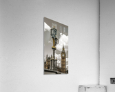Street lamp with Big Ben in background, London, UK Acrylic Print