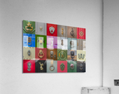 Doorknobs Collage Acrylic Print
