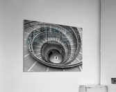 Bramantes Staircase BW Acrylic Print