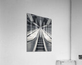 Navigating the Subway Acrylic Print