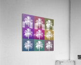 Colourful Palms Acrylic Print