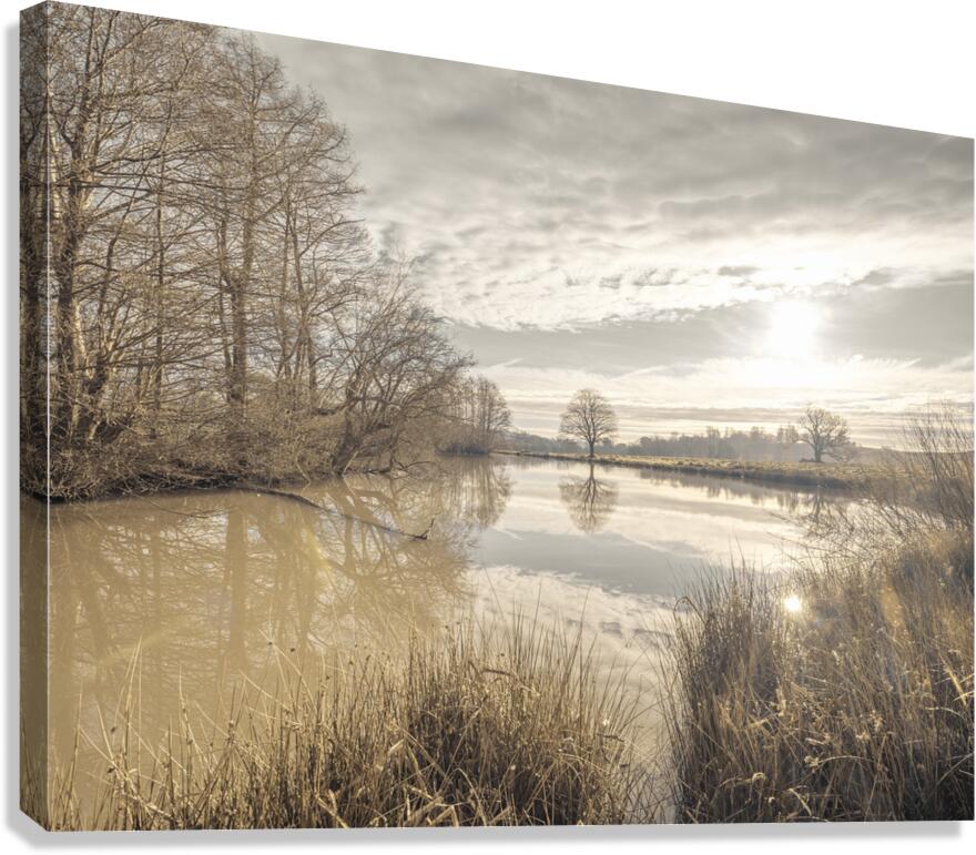 Pond Sunrise Canvas Print