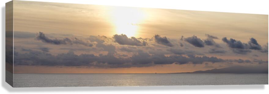 Beautiful sunset sky Canvas Print