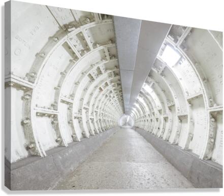 Walkway Tunnel Canvas Print