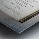 Old cookery book Metal print