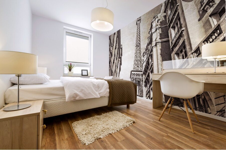 Eiffel tower Mural print