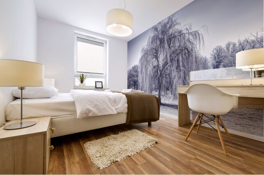 Frosty Tree Mural print