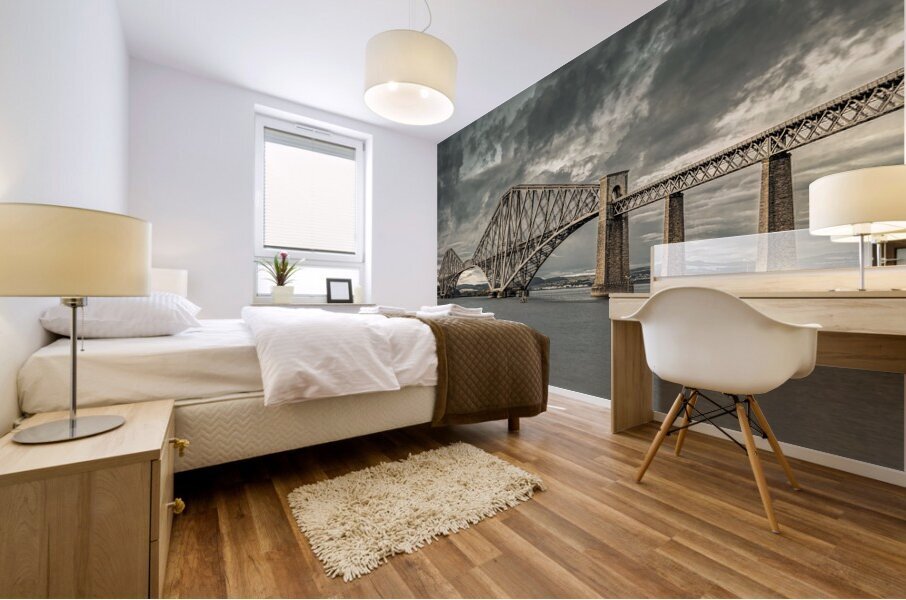 Forth rail bridge Scotland Mural print