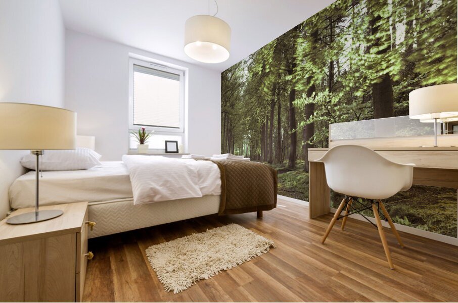 Forest Path Mural print