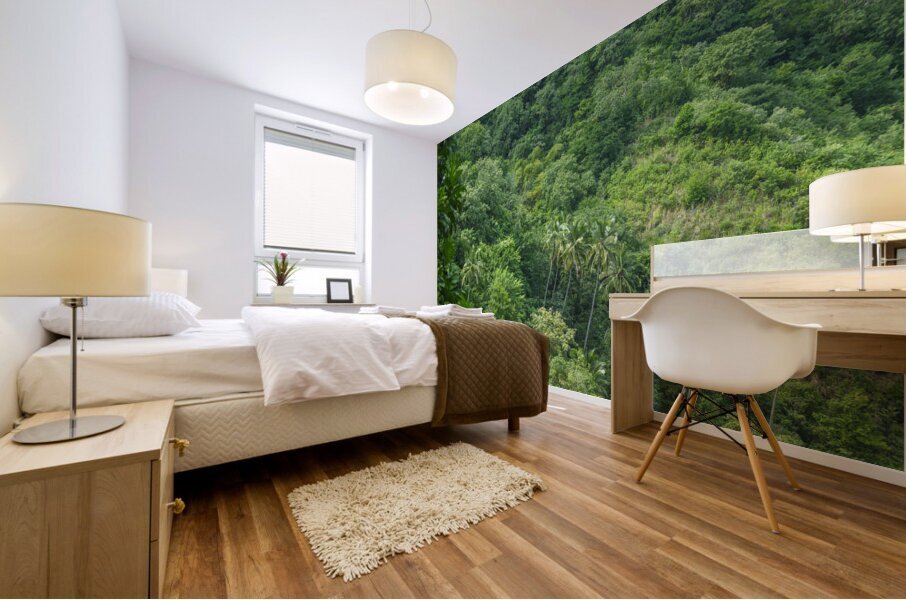 Evergreen Forest Mural print