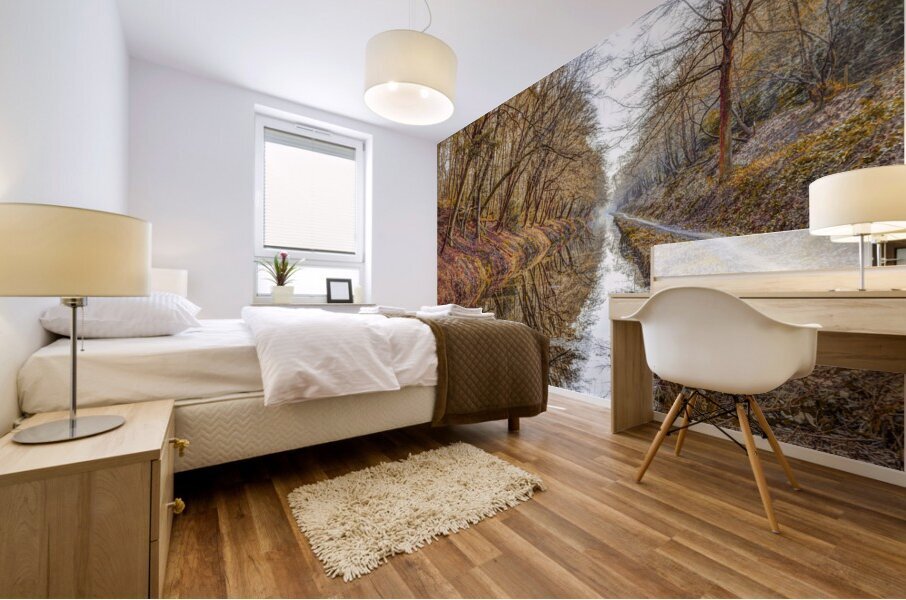 Peaceful Canal  Mural print